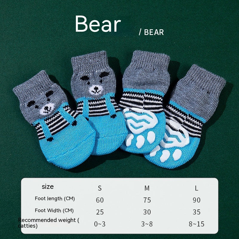 Non-slip pet socks
High-quality pet socks
Teddy dog socks
Corgi socks
Cat socks with non-slip sole
Cartoon animal print pet socks
Non-slip socks for pets
Pet paw protection socks
Cute pet socks
4-pack pet socks for dogs and cats