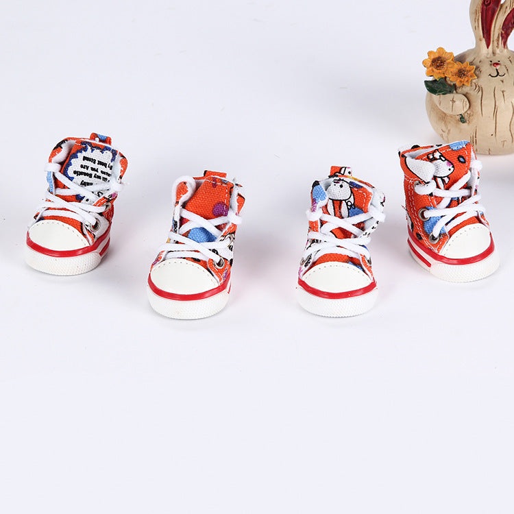 Breathable dog sneakers
Dog shoes for summer
Dog paw protection sneakers
Cartoon printed dog shoes
Summer dog shoes
Dog shoes for paw burns
Comfortable dog sneakers
Cute dog sneakers
Easy to clean dog shoes
Dog sneakers for outdoor walks