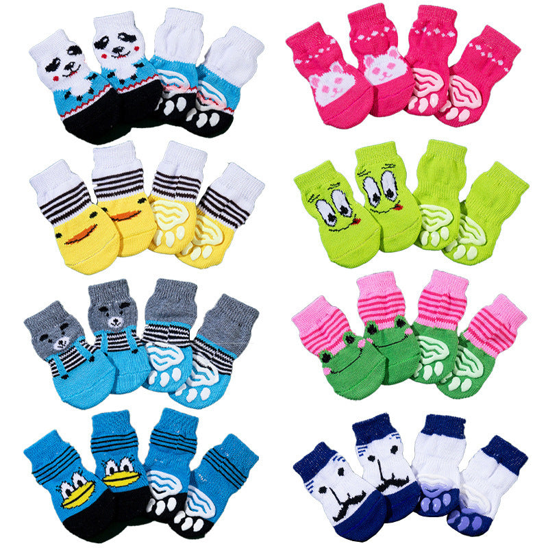 Non-slip pet socks
High-quality pet socks
Teddy dog socks
Corgi socks
Cat socks with non-slip sole
Cartoon animal print pet socks
Non-slip socks for pets
Pet paw protection socks
Cute pet socks
4-pack pet socks for dogs and cats