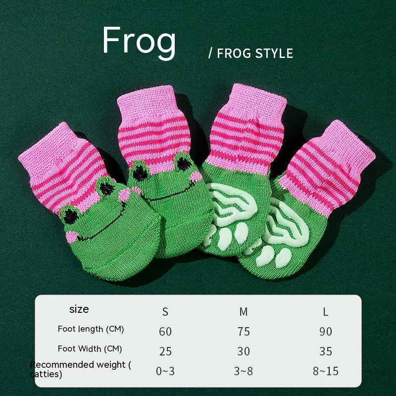 Non-slip pet socks
High-quality pet socks
Teddy dog socks
Corgi socks
Cat socks with non-slip sole
Cartoon animal print pet socks
Non-slip socks for pets
Pet paw protection socks
Cute pet socks
4-pack pet socks for dogs and cats