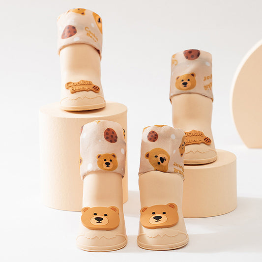 Cartoon pet boots
Non-slip dog boots
Wear-resistant dog boots
Protective pet boots
Dog boots for outdoor protection
Fun dog footwear
Comfortable dog boots
Stylish dog boots
Durable dog boots for walking
Pet boots for winter/summer
