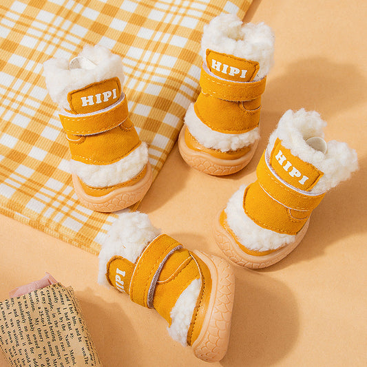 Autumn winter pet shoes
Padded pet shoes for winter
Cotton pet shoes
Warm pet footwear
Winter dog shoes
Thickened cotton pet shoes
Dog shoes for cold weather
Cozy pet shoes for winter
Winter paw protection shoes
Warm dog shoes