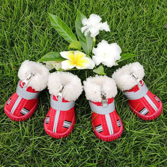 Winter dog shoes
Thickened snow boots for dogs
Cotton pet shoes
Dog snow boots
Warm dog shoes for winter
Fashionable dog boots
Dog shoes for snow and cold weather
Thick insulation pet shoes
Winter protection for dogs
Cozy dog footwear for snow